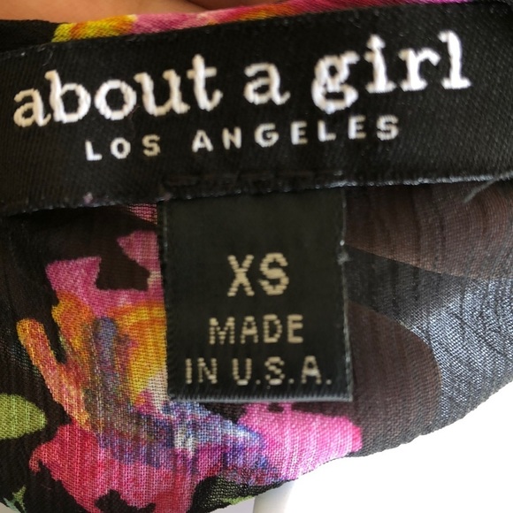 About a girl sheer Floral cover Top Swim Top beach - Picture 6 of 7